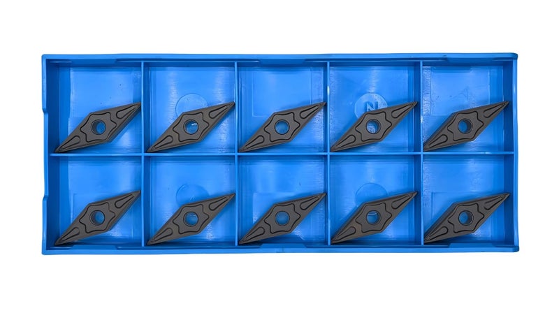 FomaSP VNMG331/VNMG160404-FPM CNC Carbide Turning Inserts for Semi-Finishing Steel Cutting,10 PCS. (VNMG160404) - Image 3